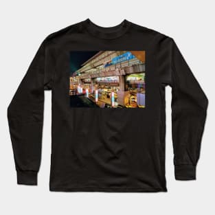 Bangkok SkyTrain & BTS Cityscape Long Sleeve T-Shirt